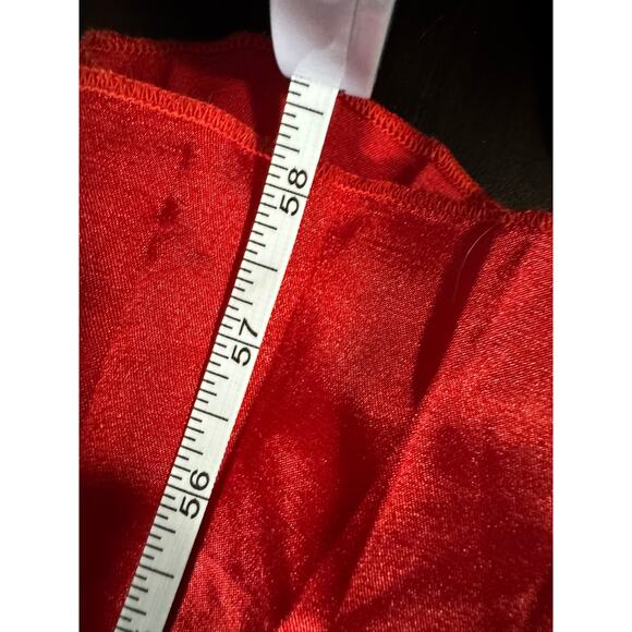 Chicgenes Elegance Defined: Deep V Spaghetti Strap Waist-Accent Dress - Picture 5 of 9